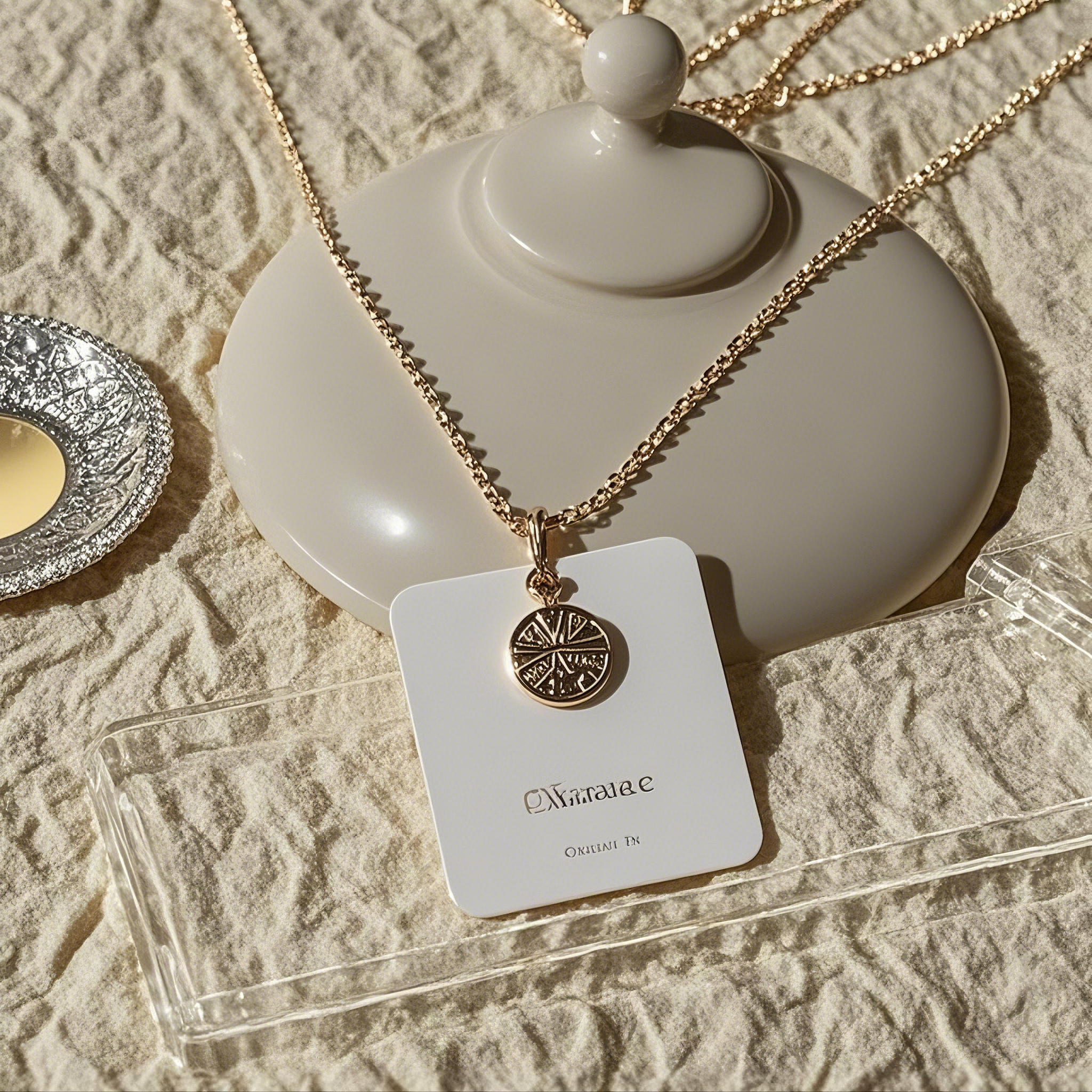 Necklace price tag display board